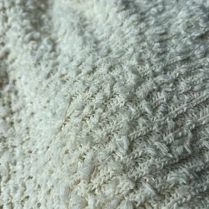 Anthropologie Akemi & Kin Cream Eyelash Open Front Cardigan size SX Oversized thumbnail 11