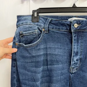 Kancan Maurice's dark wash blue ripped distressed‎ stretch skinny jeans 5 pocket thumbnail 2