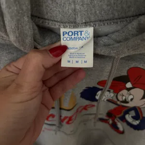 Disney/ESPN Cheer Hoodie Gray Size M thumbnail 3