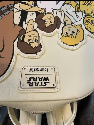 Loungefly Disney Parks Star Wars Trilogy Character Cartoons Mini Backpack NEW thumbnail 2