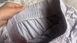 white skort ASRevival Purple thumbnail 3