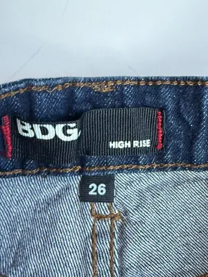 Urban‎ Outfitters BDG Hi Rise Dark Denim Jean Shorts Sz 26 thumbnail 6