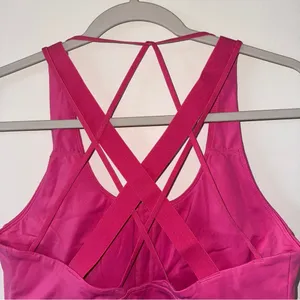 Balance Athletica The Aura Strappy Sports Bra Pink Large thumbnail 4