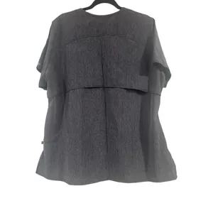 ✨HP✨Carhartt Women's Multi-Pocket V-Neck Medical Scrub Grey Sz XL Top✨ thumbnail 4