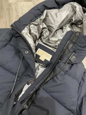 Navy Puffy Coat/Jacket thumbnail 6