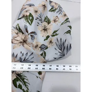 NWT Avantlook Blue Floral Jacquard Puff Sleeve Mini Dress S MSRP $220 thumbnail 8