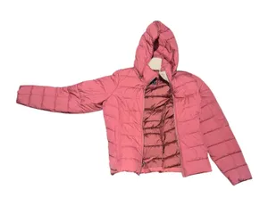 Abercrombie & Fitch Pink Puffer Jacket thumbnail 1