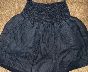 Quince Maternity 100% Linen Black Shorts Small thumbnail 1