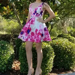 Floral Dress Pink Size 4 thumbnail 5