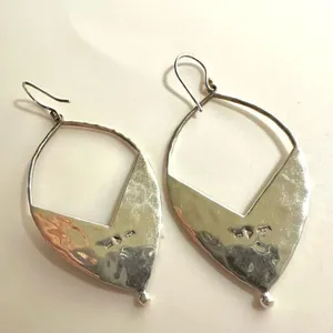 Siplada Sterling silver etched earrings thumbnail 8