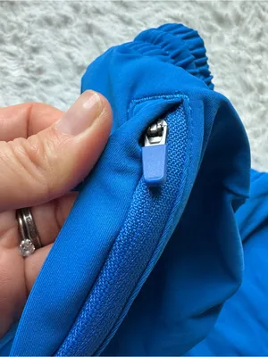 G Gradual Womens Jogger Pants M Blue Zipper Pocket Tapered Running Lounge Travel thumbnail 13