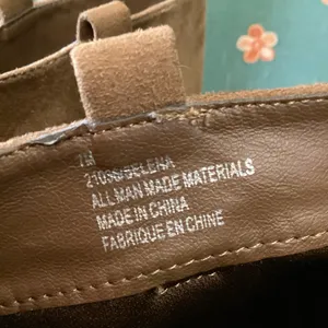 London Rag Faux Suede Brown Boots With Threaded‎ Design On Side thumbnail 5