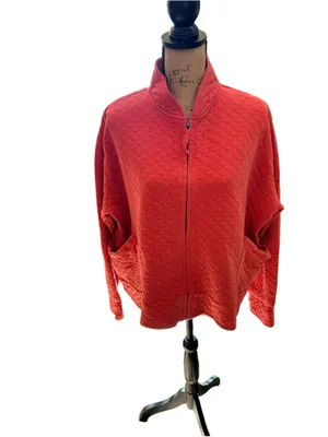 Woolrich "Ruby Heather" Quilted Mock Neck Jacket Size XL Vintage thumbnail 2