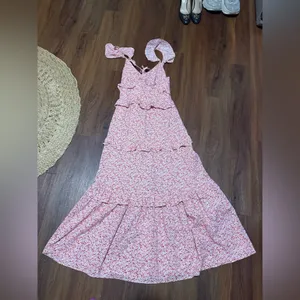 Nwot petal + pup Aspa tiered maxi floral ruffle dress spring party wedding $128 thumbnail 4