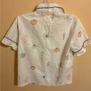 Printfresh Embroidered Shells Short PJ Set thumbnail 7