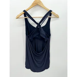 Athleta Blue‎ Transcendence Support Workout Tank Top Built in Bra Women Size XS thumbnail 2