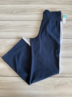 Beyond Yoga Spacedye Laid Back Wide Leg Pant Navy Medium NWT STITCH FIX thumbnail 3