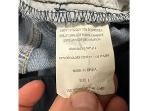 Oh Baby By Motherhood Maternity Bootcut Jeans Size Large Blue Stretch Denim thumbnail 5