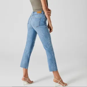 Denim Forum The Arlo High Rise Straight Jeans in Blue‎ Size 26 thumbnail 2