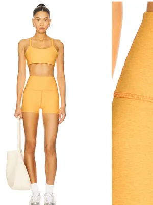 Beyond Yoga Spacedye All For Run Shorts in Mango Pop Heather S thumbnail 2