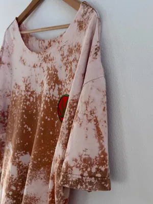 Distressed bleached khaki & cream off thumbnail 5
