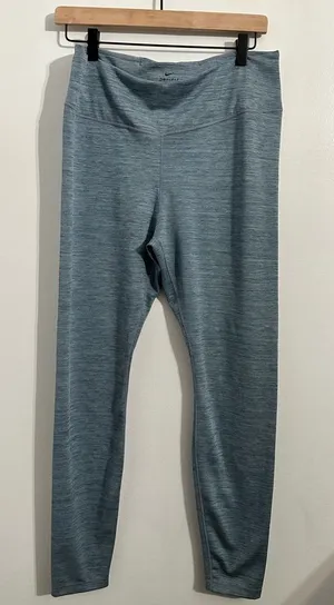 Nike Dri-Fit Blue/Grey Leggings XL thumbnail 1