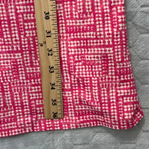 J.McLaughlin Shift Dress Catalina Cloth Pink Geometric Preppy Coastal Womens M‎ thumbnail 8