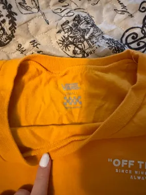 Vans Off The Wall Cropped T-Shirt thumbnail 3