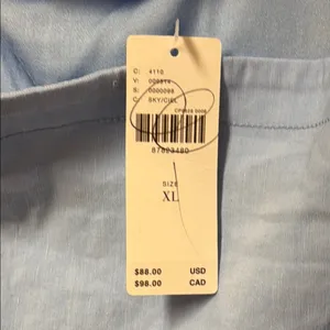 NWT MAEVE by Anthropologie Light Blue Women's Top *flaw noted* thumbnail 11