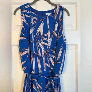 London Times Sleeveless Palazzo Jumpsuit, Size 14 thumbnail 2