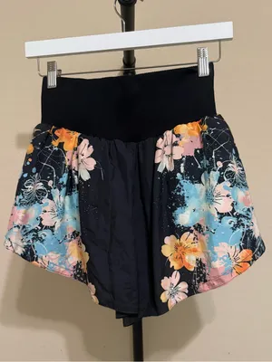 NWOT Free People Movement Carpe Diem Printed Shorts thumbnail 6