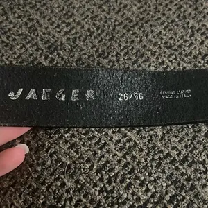 ✨Jaeger Genuine Leather Black Buckle Belt✨ thumbnail 6