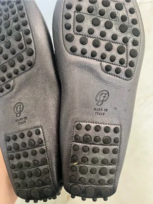 M.Gemi Gunmetal Mettalic Pastoso Driving Moc Loafers Size 39.5 thumbnail 5