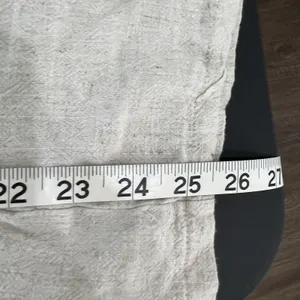 Audrey 3+1 S Small Jumpsuit Bibbed Overall Linen Cropped Sleeveless Boho Coastal thumbnail 10