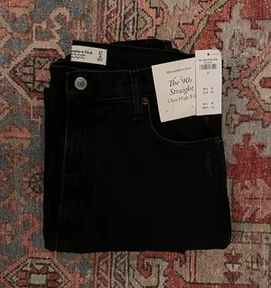 ABERCROMBIE Ultra High Rise 90’s Straight Jean thumbnail 5