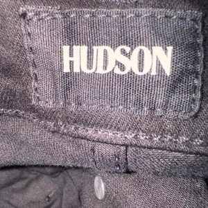 Hudson Jeans Nico Midrise Skinny Jeans‎ Size 27 Black Distressed Ripped Patched thumbnail 5