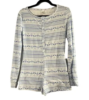 Holiday Long-Sleeve One Piece Pajama thumbnail 2