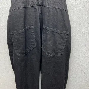 ASOS Womens Black Denim Overalls Small 100% Cotton Farm Country Rodeo Cowgirl thumbnail 10