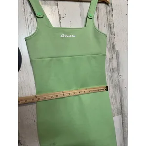 Lotto Lime Green Square Neck Mini Dress Womens Size Small S Activewear Athleisur thumbnail 13