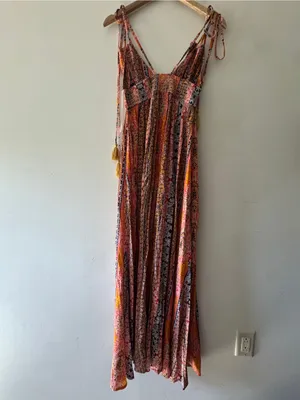 NEW!! En Creme Gorgeous Boho‎ Pattern Maxi Dress thumbnail 10