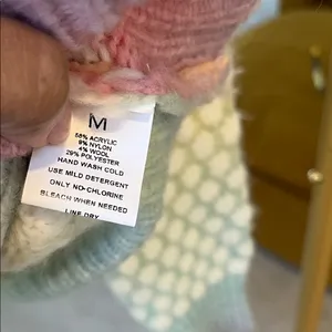 Colorful pastel Knit Sweater size medium thumbnail 6