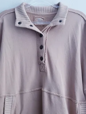 Aerie Vintage Popover Polo Sweater Jacket thumbnail 3