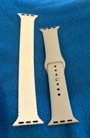 C401 silicone watch replacement strap band 38/40/41mm White thumbnail 1