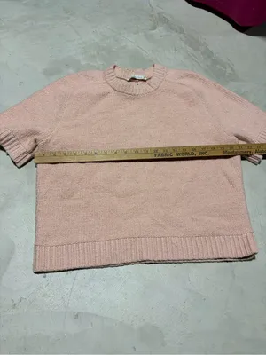 Abercrombie & Fitch NWT Pink Short Sleeve Knit medium MSRP$50 thumbnail 3