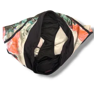 Lululemon Speed Short 2.5 Womens 6 Abstract Print Running Athletic Shorts Zip thumbnail 3
