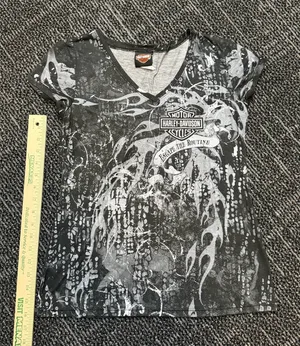 Y2K Harley Davidson Womens Medium Shirt “Escape The Routine” Daytona Beach, FL thumbnail 1