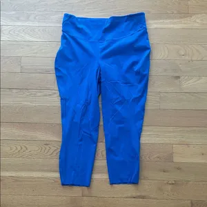 Lululemon Blue Base Pace HR Tight Cropped Crop Length 23” Women's Size 14 Royal thumbnail 4