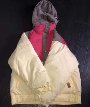 SWAN VTG 80’s Genuine Feather Down Fill Ski Jacket Coat Hooded XL Women’s thumbnail 2