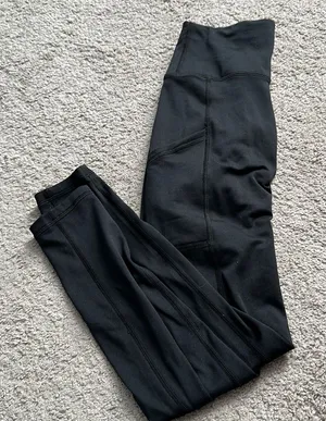 Aerie black leggings- Chill,Play,Move thumbnail 1