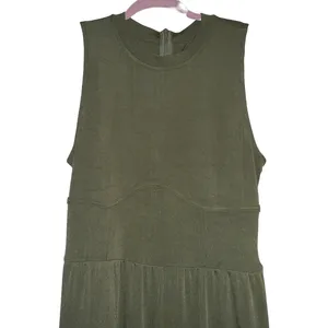 Cider Olive Sleeveless Wide Leg Jumpsuit thumbnail 6